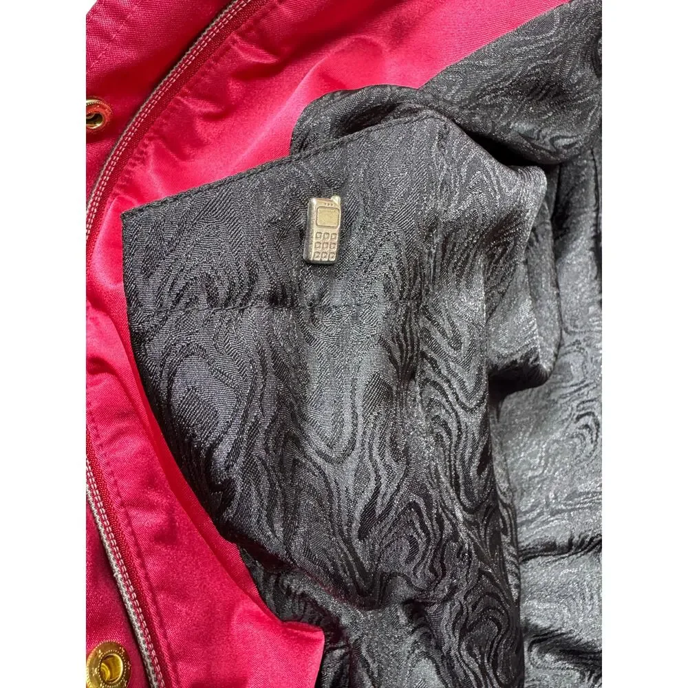 Metropolis Legacy Couloir Women’s Ski Parka Sz 10 Red Faux Fur Hood Full Zip